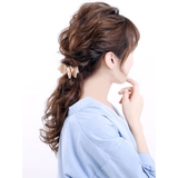 ベージュ | グログランリボンポニーフック ヘアカフ ヘアゴム | VINGTAINE