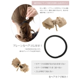 グログランリボンポニーフック ヘアカフ ヘアゴム | VINGTAINE | 詳細画像3