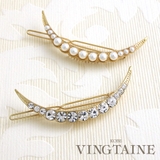 クレセントヘアピン パール ビジュー | VINGTAINE | 詳細画像1