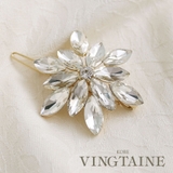 クリスタルビジューヘアピン お花 上品 | VINGTAINE | 詳細画像1