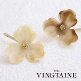 ニュアンスカラーフラワーポニーフック ヘアカフ ヘアフック | VINGTAINE | 詳細画像1