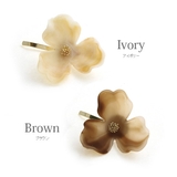 ニュアンスカラーフラワーポニーフック ヘアカフ ヘアフック | VINGTAINE | 詳細画像11