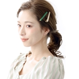 カラーヘアクリップ 2本セット シンプル | VINGTAINE | 詳細画像5 
