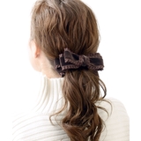 フリル&times;ベルベットリボンバナナクリップ ヘアクリップ ヘアアクセ | VINGTAINE | 詳細画像11 