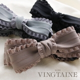 フリルリボンバナナクリップ 大人可愛い ヘアクリップ | VINGTAINE | 詳細画像1 