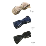 麻風リボンバナナクリップ ヘアクリップ オフィス | VINGTAINE | 詳細画像2