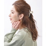 ホワイト | シンプルカラーバンスクリップ ヘアクリップ オフィス | 神戸ヴァンテーヌ