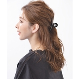 ブラック | シンプルカラーバンスクリップ ヘアクリップ オフィス | 神戸ヴァンテーヌ