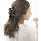 ブラウン | グログランループリボンバンスクリップ ハーフアップ ヘアクリップ | VINGTAINE