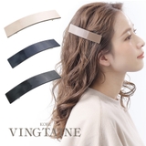 エナメル調スクエアバレッタ ヘアクリップ 大人っぽい | VINGTAINE | 詳細画像1 