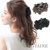 グログランボリュームリボンバンスクリップ ヘアクリップ 華やか | VINGTAINE | 詳細画像1