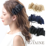 オーガンジーフリルバレッタ ヘアクリップ 大人カジュアル | VINGTAINE | 詳細画像1 