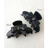 エナメル調ステッチリボンバンスクリップ 上品 光沢 | VINGTAINE | 詳細画像4 