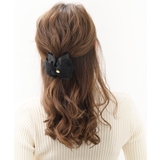 ブラックリボンバンスクリップ ヘアアクセサリー 大人っぽい | VINGTAINE | 詳細画像5
