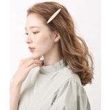 ホワイト | ヘアクリップ マーブル模様 べっ甲風 | VINGTAINE