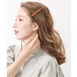 ブラウン | ヘアクリップ マーブル模様 べっ甲風 | VINGTAINE