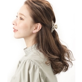 ホワイトフラワーバンスクリップ シンプル ヘアアクセサリー | 神戸ヴァンテーヌ | 詳細画像2