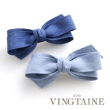 バレッタ ダンガリー デニム風 | VINGTAINE | 詳細画像1
