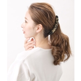 ベージュ | バナナクリップ コーム付き べっ甲風 | VINGTAINE