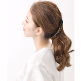 ブラウン | バナナクリップ コーム付き べっ甲風 | VINGTAINE