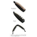 バナナクリップ パール付き フェイクレザー | VINGTAINE | 詳細画像2