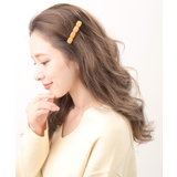 オレンジ | ヘアクリップ マーブル模様 ジューシーカラー | VINGTAINE