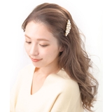 ゴールド | バレッタ パール ビジュー | VINGTAINE