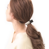 グレー | ヘアクリップ 3粒 パール付き | VINGTAINE