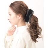 ブラック | バナナクリップ シフォン ベルベット | VINGTAINE