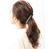 シルバー | バナナクリップ スタッズ風 ヘアクリップ | VINGTAINE