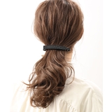 ブラック | バナナクリップ スタッズ風 ヘアクリップ | VINGTAINE