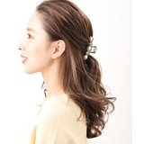 シルバー | バンスクリップ ヘアクリップ パール | VINGTAINE