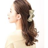グリーン | バンスクリップ ヘアクリップ パイピング | VINGTAINE