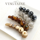 バナナクリップ マーブル クリア | VINGTAINE | 詳細画像1 