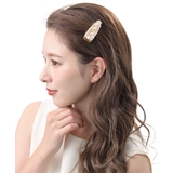 ゴールド | ヘアクリップ ビジュー パール | VINGTAINE