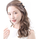 ブラック | バンスクリップ 2個セット べっ甲風 | VINGTAINE