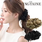 バナナクリップ フリル サテン | VINGTAINE | 詳細画像1 