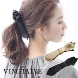 バナナクリップ ヘアクリップ 格子柄 | VINGTAINE | 詳細画像1 