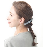 ライトブルー | バレッタ ヘアクリップ デニム風 | VINGTAINE