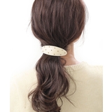 アイボリー | バレッタ ヘアクリップ スタッズ | VINGTAINE
