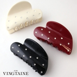 バンスクリップ ハート型 ストーン | VINGTAINE | 詳細画像1 