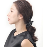 ブラック | バンスクリップ フラワー くり抜き | VINGTAINE