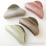 バンスクリップ ヘアクリップ くすみカラー | VINGTAINE | 詳細画像1