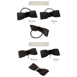 ヘアゴム ポニーフックリボン 刺繍 | VINGTAINE | 詳細画像10 