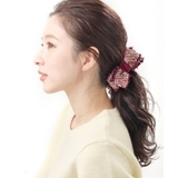 ワイン | バナナクリップ ツイード リボン | VINGTAINE