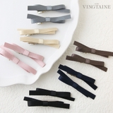 ヘアクリップ 2個セット サテン | VINGTAINE | 詳細画像1