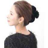 ブラック | バンスクリップ ヘアクリップ フェイクファー | VINGTAINE
