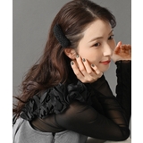 ブラック | パッチン留め ツイード調 ナチュラル | VINGTAINE