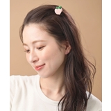 モモ | フルーツモチーフヘアクリップ ヘアアクセ アクセント | VINGTAINE
