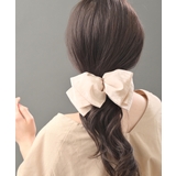 ベージュ | フリルバレッタ 大きめリボンバレッタ ヘアアクセ | VINGTAINE